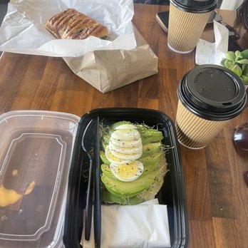 Coffee & More - Avocado Hummus and Egg Toast - Coffee & Tea Near Me - Sunnyvale, California