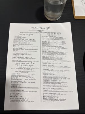 Menu photo 5 Dolce Rosa Cafe Santa Rosa, CA