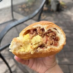 Cafe Kolache - The bacon and egg...soooo good!