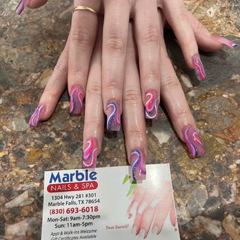 Marble Nails & Spa - Nail Salons Near Me - Marble Falls, Texas