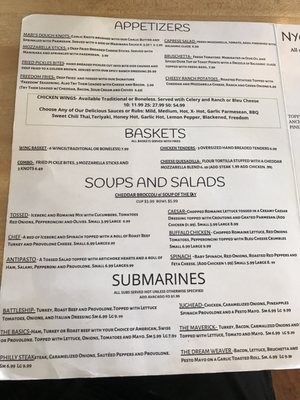 Menu photo 6 Commandough's Zephyrhills, FL