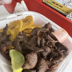 The Latin Dugout - Carne de Res con Tostones