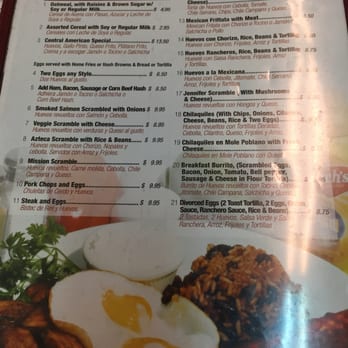 Mission's Kitchen - Menu - 5 of 6 - Diners Near Me - San Francisco, California