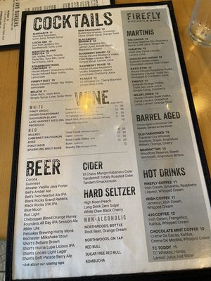 Menu photo 6 Firefly Restaurant Traverse City, MI Menu photo 6 Firefly Restaurant Traverse City, MI