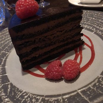 Goldfinch Tavern - Eleven layer chocolate cake - Seafood Near Me - Seattle, Washington Goldfinch Tavern - Eleven layer chocolate cake - Seafood Near Me - Seattle, Washington