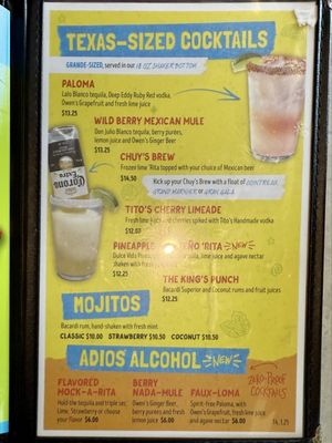 Menu photo 2 Chuy's Fairfax, VA
