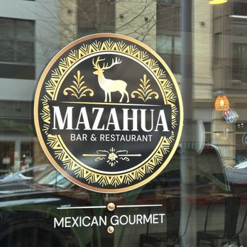 Mazahua Azteca - Front Glass with Logo - Mexican Near Me - Raleigh, North Carolina