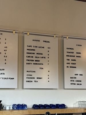 Menu photo 2 Hola Cafecito Merced, CA
