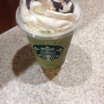 Starbucks - Green tea frapp with peppermint and java chips! Amazing! - Coffee & Tea Near Me - San Jacinto, California Starbucks - Green tea frapp with peppermint and java chips! Amazing! - Coffee & Tea Near Me - San Jacinto, California