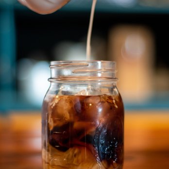 Stedman Corners Cafe - a jar of iced coffee - Breakfast & Brunch Near Me - Mayville, New York Stedman Corners Cafe - a jar of iced coffee - Breakfast & Brunch Near Me - Mayville, New York