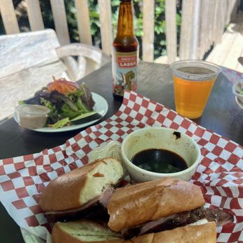 Cold Spring Tavern - French dip and side salad - American Near Me - Santa Barbara, California Cold Spring Tavern - French dip and side salad - American Near Me - Santa Barbara, California