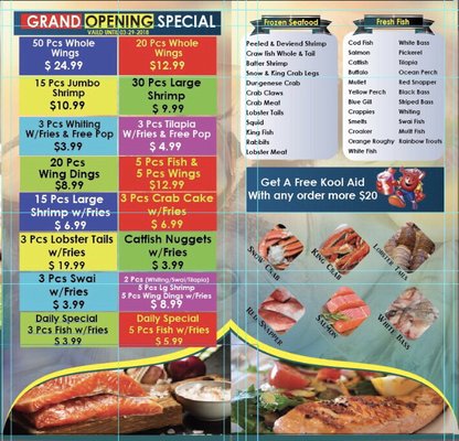 Menu photo 1 Home Fresh Fish & Chicken Southfield, MI