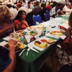 Jack Crippen Senior Center - Check out the Menu. Seniors eat for cheap and the food is wonderful. Beat the heat here too.