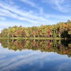 Fish Creek Pond Campground - Fall foliage