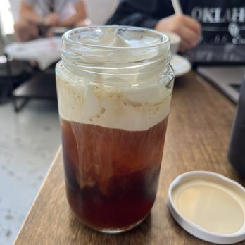 Elemental Coffee - Cold brew with coconut cold foam - Coffee & Tea Near Me - Oklahoma City, Oklahoma