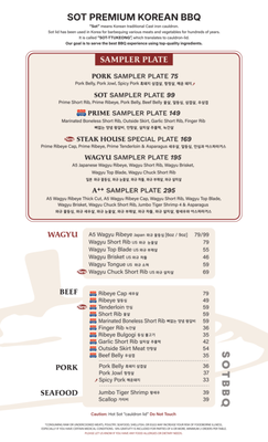 Menu photo 2 SOT BBQ San Diego, CA Menu photo 2 SOT BBQ San Diego, CA