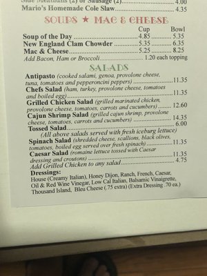 Menu photo 5 Mario's Northend Pizzaria Westerly, RI
