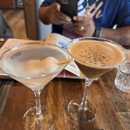 Lychee Martini and Thai Coffee Martini