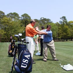 Mel Sole Golf School - Mel Sole on action!