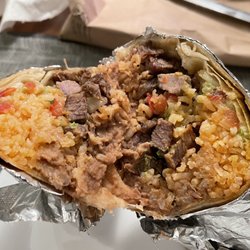 Cilantro's Mexican Cocina - Carna asada burrito!