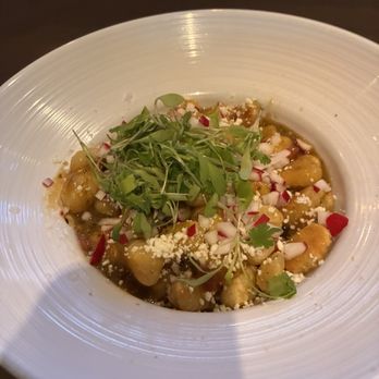 Williams & Graham - Green chili Gnocchi (appetizer, but it's filling enough to have as an entree which I did). Very delicious and not too spicy! - American Near Me - Denver, Colorado Williams & Graham - Green chili Gnocchi (appetizer, but it's filling enough to have as an entree which I did). Very delicious and not too spicy! - American Near Me - Denver, Colorado