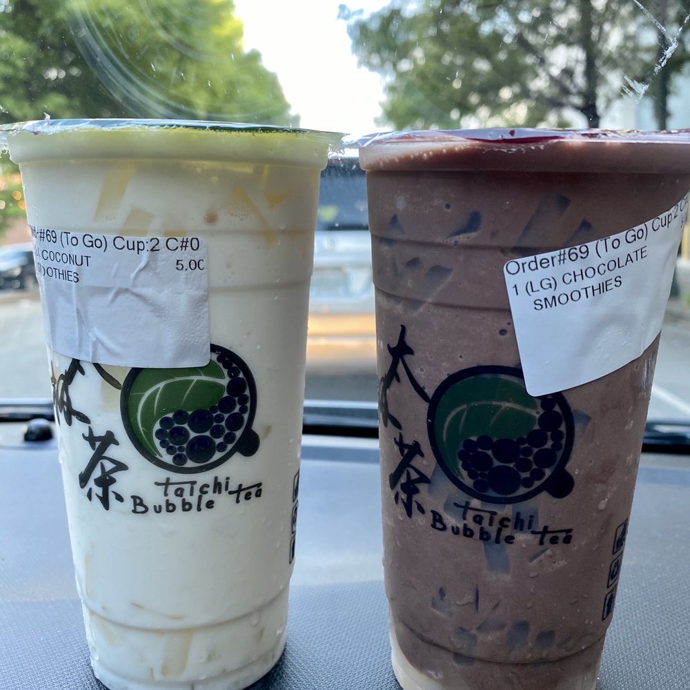Taichi Bubble Tea Downtown - 07.01.20 Coconut and Chocolate (w/ lychee) Smoothies - Bubble Tea Near Me - Chattanooga, Tennessee Taichi Bubble Tea Downtown - 07.01.20 Coconut and Chocolate (w/ lychee) Smoothies - Bubble Tea Near Me - Chattanooga, Tennessee