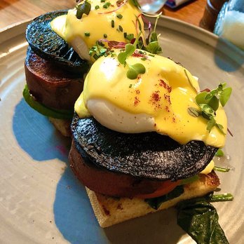 Sibling by Pushkin's - Vegetarian Benedict - New American Near Me - Sacramento, California Sibling by Pushkin's - Vegetarian Benedict - New American Near Me - Sacramento, California