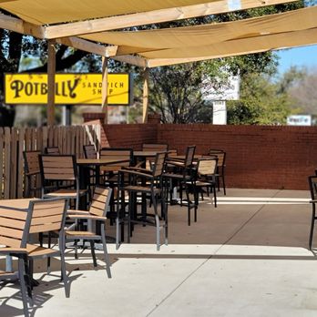 Potbelly - Exterior Dining Area - Sandwiches Near Me - Wilmington, North Carolina
