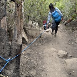 Santa Paula Punch Bowls - Path down to the first waterfall.