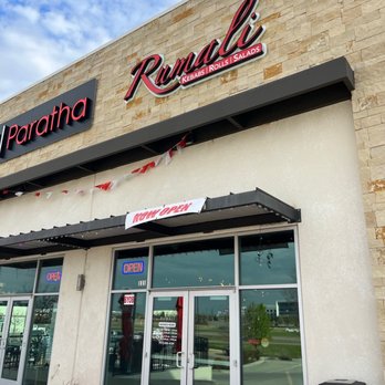 Rumali - the front entrance of a restaurant - Indian Near Me - Irving, Texas