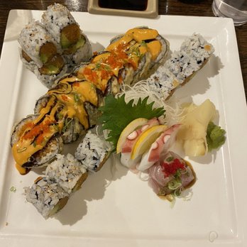Wasabi - Godzilla roll, octopus nigiri, and spicy tuna rolls - Japanese Near Me - Asheville, North Carolina Wasabi - Godzilla roll, octopus nigiri, and spicy tuna rolls - Japanese Near Me - Asheville, North Carolina
