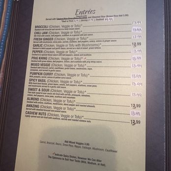 Thai Basil - Menu - Thai Near Me - Clearwater, Florida