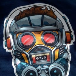 Great 9-color job by the folks at Bold Shirts.