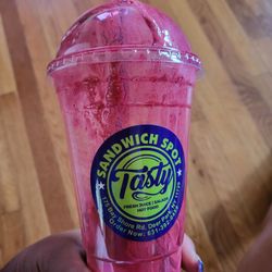 Tasty Sandwich Spot - Great and tasty juice with beets.  Obviously I didn't wait to take the picture.