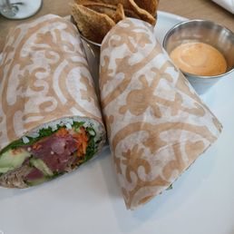 Tuna poke wrap Tuna poke wrap