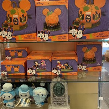 Steve's Hallmark - Mickey Mouse pumpkin figurines. Price ranges from $30- $55 - Gift Shops Near Me - Elk Grove, California Steve's Hallmark - Mickey Mouse pumpkin figurines. Price ranges from $30- $55 - Gift Shops Near Me - Elk Grove, California