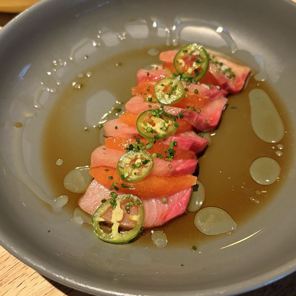 Kitsu Nori - Hamachi Crudo - Japanese Near Me - Austin, Texas Kitsu Nori - Hamachi Crudo - Japanese Near Me - Austin, Texas