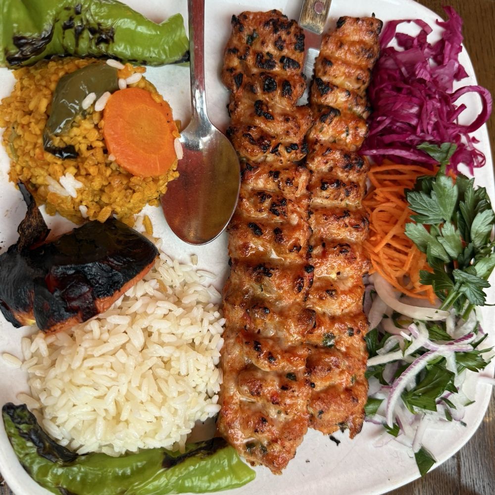 Anatolia Buffet & Kebab House - Chicken Adana Kebab Entree - Turkish Near Me - Brookline, Massachusetts Anatolia Buffet & Kebab House - Chicken Adana Kebab Entree - Turkish Near Me - Brookline, Massachusetts