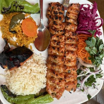 Anatolia Buffet & Kebab House - Chicken Adana Kebab Entree - Turkish Near Me - Brookline, Massachusetts