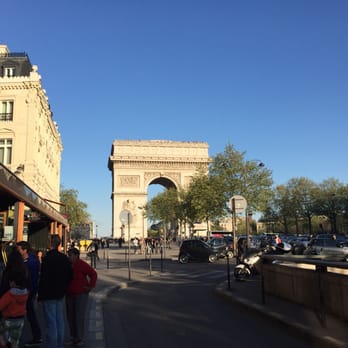 Le Café Triomphe - View from right by our table - Cafes Near Me - Paris, 75