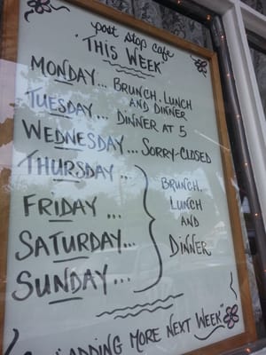 Menu photo 3 Post Stop Cafe Westhampton Beach, NY