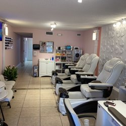 Pedicure, manicure, dip powder, pink & white, gel nail, nail art...