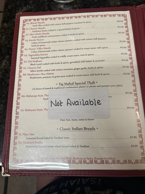 Taj Mahal Indian Restaurant by null