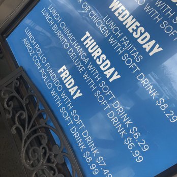 La Hacienda - Is it $7.99 or $6.29 because there are two conflicting signs?! - Mexican Near Me - Carmel, Indiana