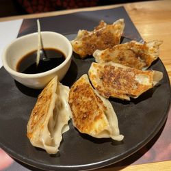 Pulled pork gyoza
