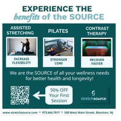 Stretch Source - #pilates #coldplunge #recovery #wellness #infraredsauna #assistedstretching