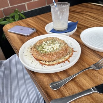 Andros Taverna - Egg in a hole - Greek Near Me - Chicago, Illinois