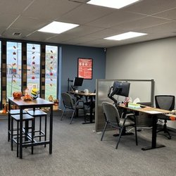 Bob Love - State Farm Insurance Agent - Decorating for fall in the office!