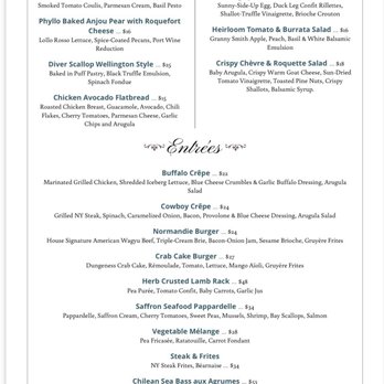 Normandie - Lunch Menu - French Near Me - Napa, California Normandie - Lunch Menu - French Near Me - Napa, California
