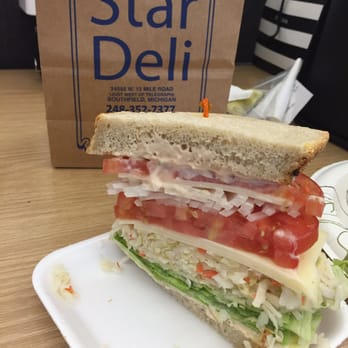Star Deli - Half of my veggie sandwich!! - Sandwiches Near Me - Southfield, Michigan Star Deli - Half of my veggie sandwich!! - Sandwiches Near Me - Southfield, Michigan